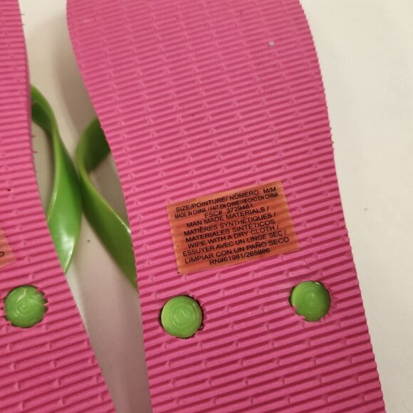 Avon Flip Flop Lot Fruit Theme Size Medium Cherry Watermelon Lemon NEW - Picture 9 of 14